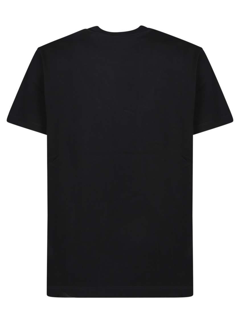 Dsquared2 Black T-shirt With Logo Print On The Front