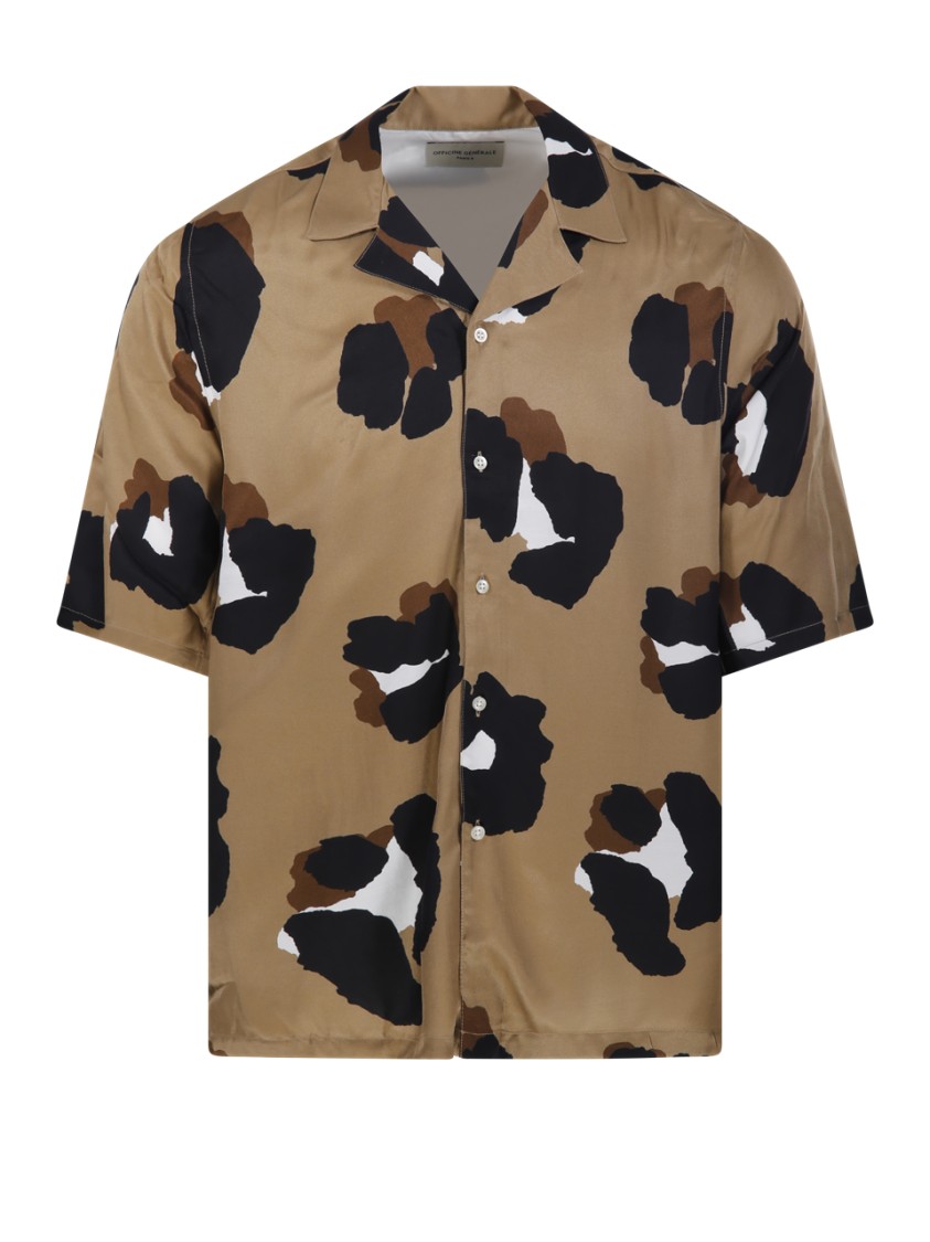 Shop Officine Generale Eren Shirt In Neutrals