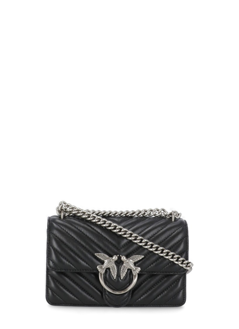 Pinko Black Love One Mini Bag