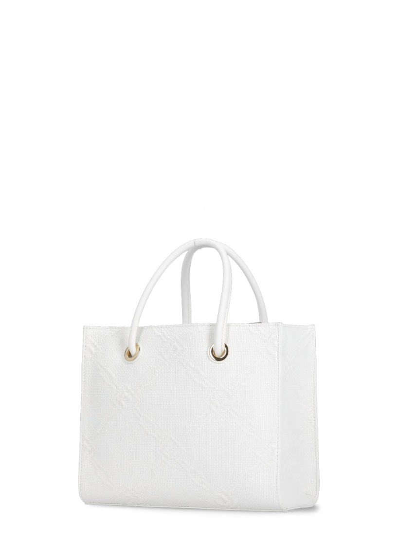 Elisabetta Franchi Black Canvas Bag