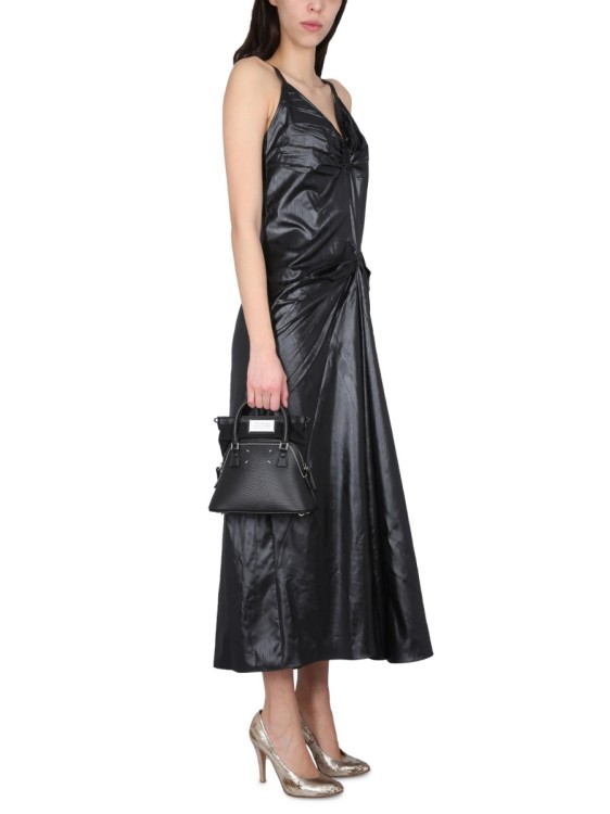 Maison Margiela Moiré Polyester Dress Midi | THE LIST