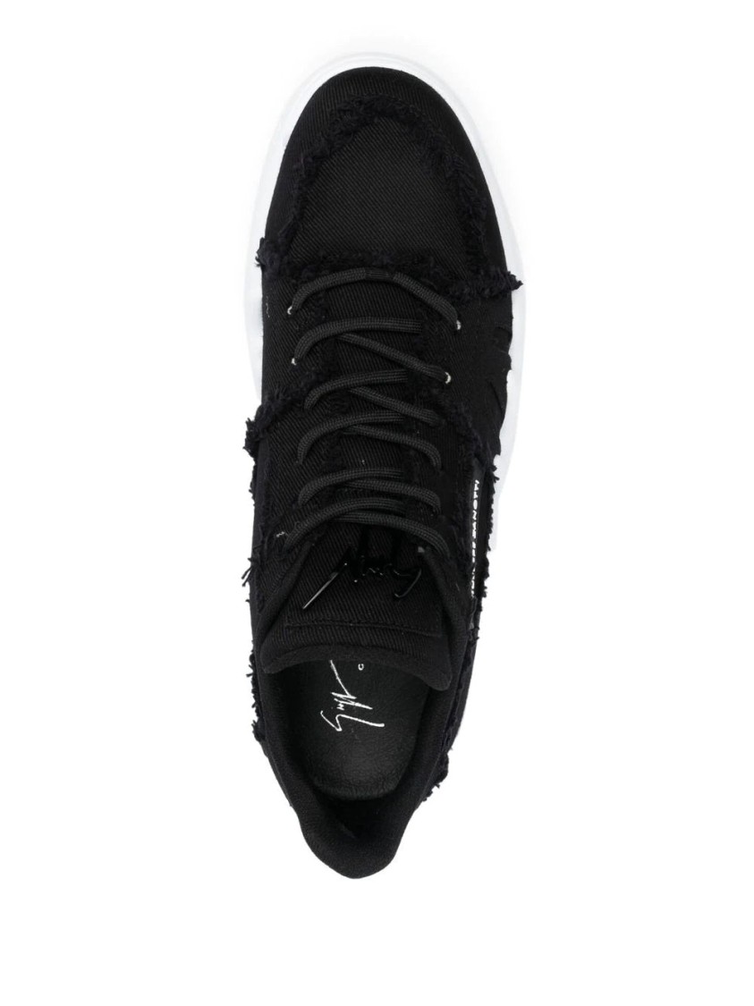 Giuseppe Zanotti Talon Sneakers In Black