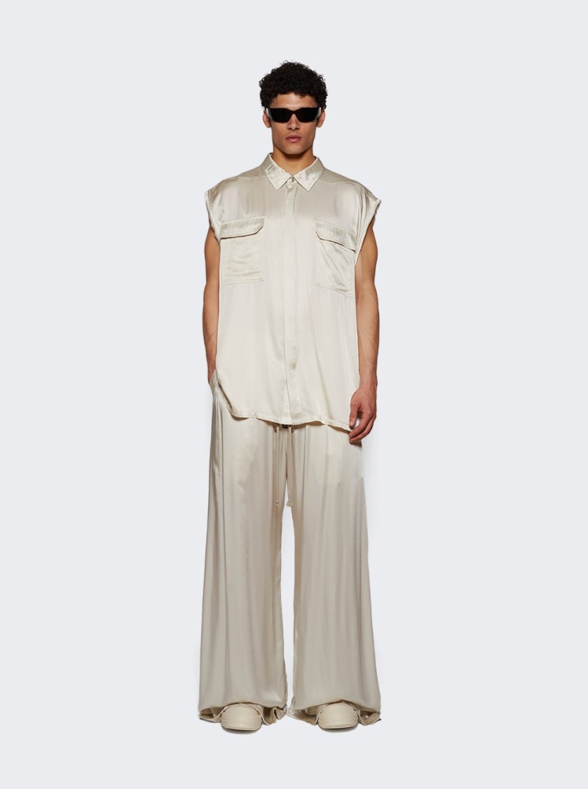 Rick Owens Jumbo Sleeveless Shirt Dinge