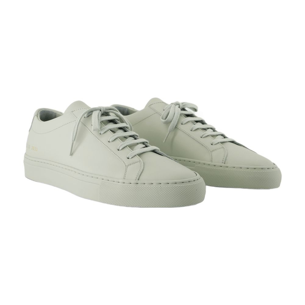 COMMON PROJECTS COMMON PROJECTS ORIGINAL ACHILLES LOW SNEAKERS - LEATHER - GREEN