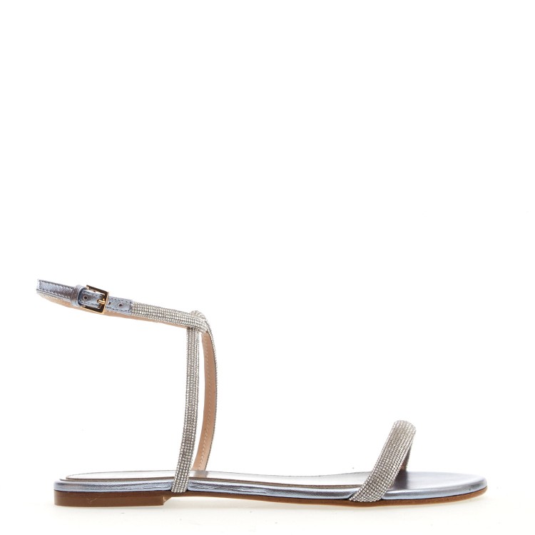 サンダル・ミュール NINALILOU SS25 Sandals (351037 LIVING ARGENTO) Flat sandal Silver Ninalilou - Le Follie Shop
