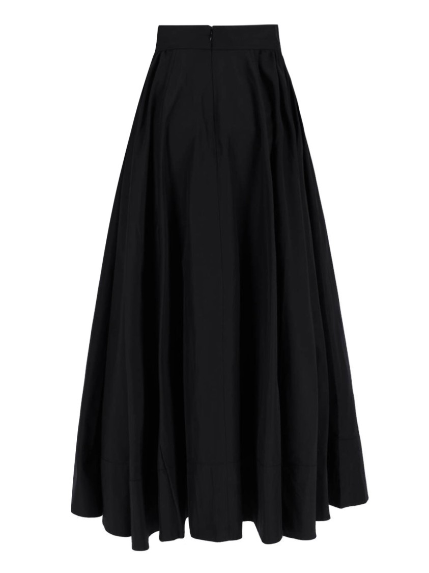 The Andamane Tiered Maxi Skirt In Lightweight Cotton Taffeta