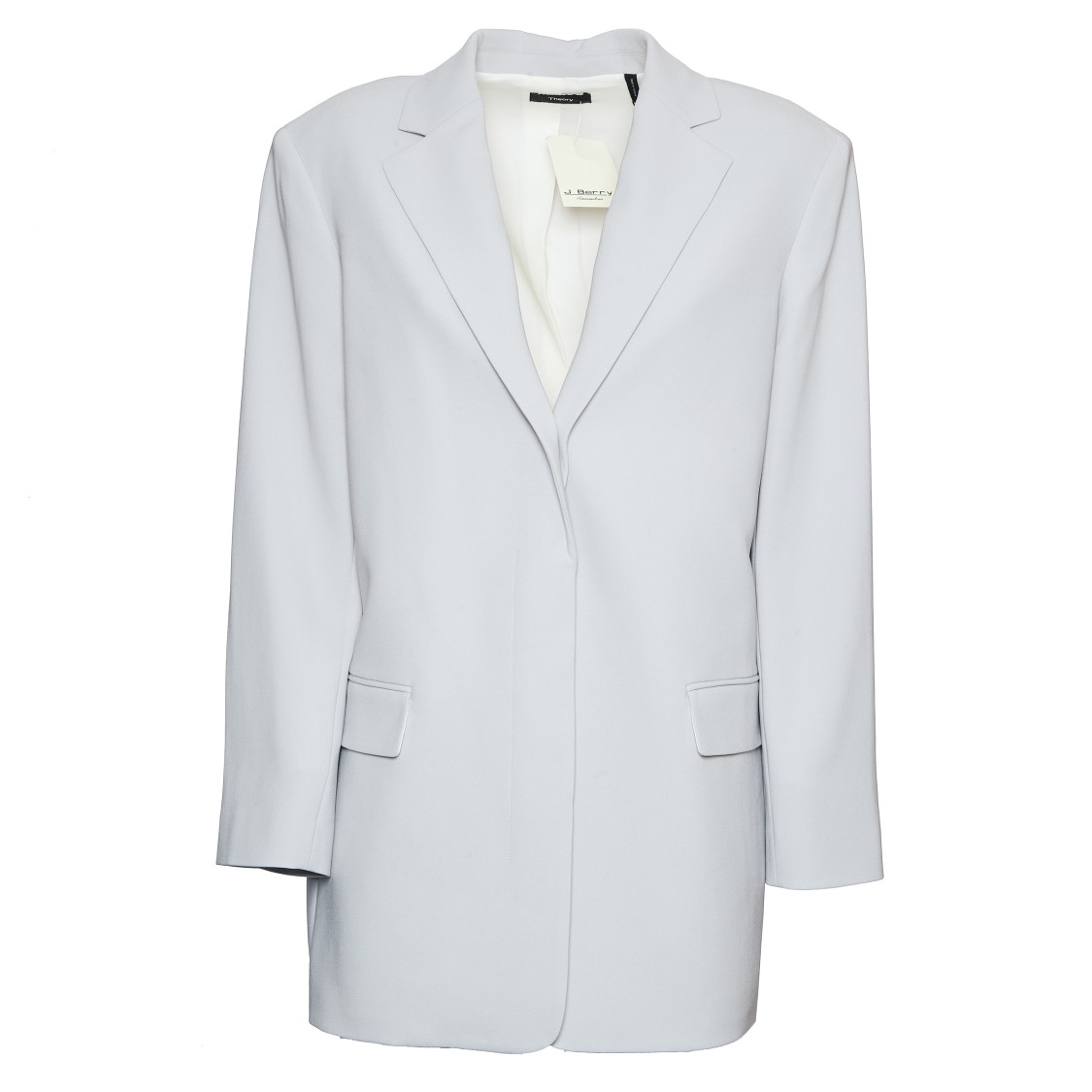 THEORY THEORY PLATINUM BLAZER WITH NOTCHED LAPEL