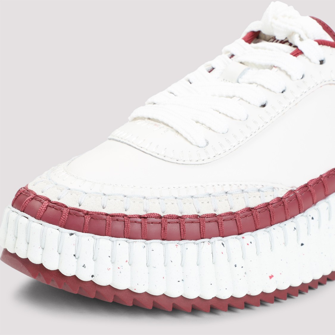 Shop Chloé Nama Sneakers In White