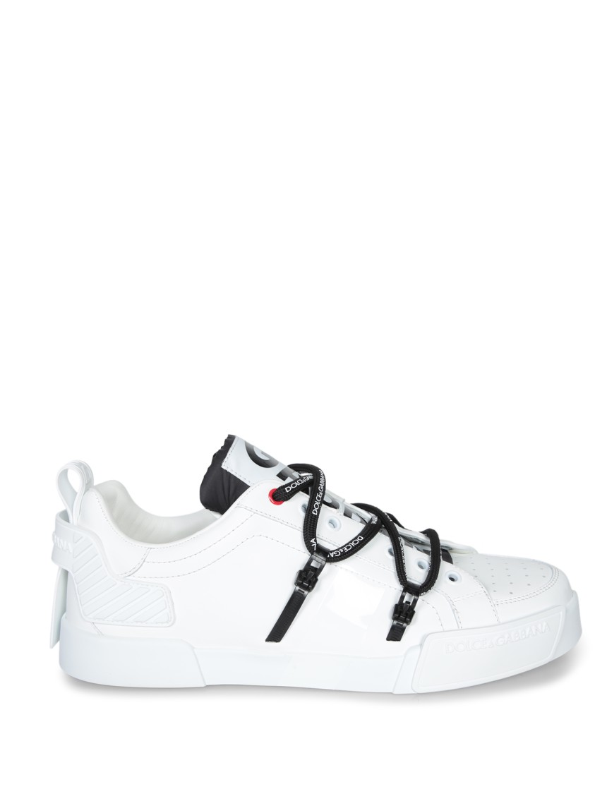 Dolce & Gabbana Low-top Leather Trainers With Cushioned Sole