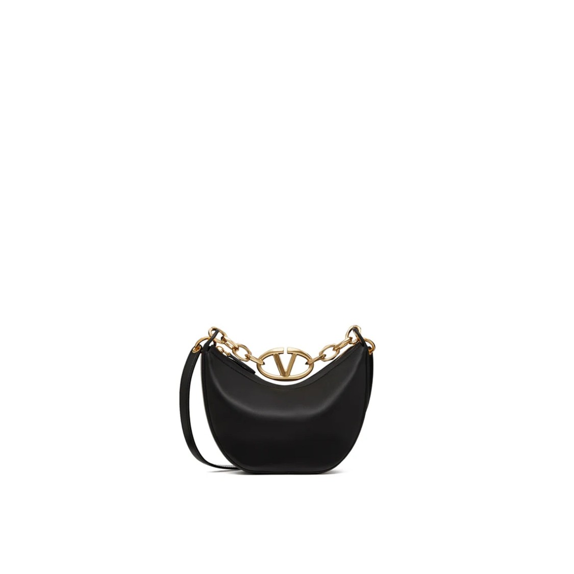 Valentino Garavani Mini Hobo Vlogo Moon Bag