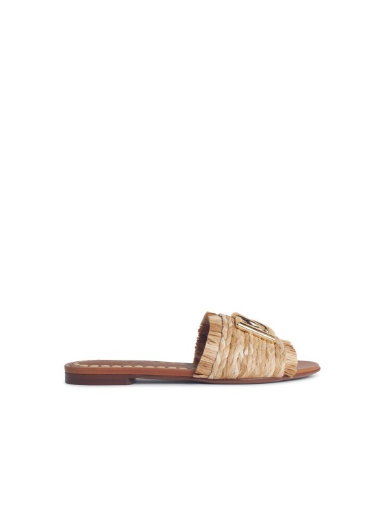 サンダル・ミュール Dolce & Gabbana Beige Raffia Braid Slipper Dolce & Gabbana Beige Raffia Braid Slipper | THE LIST