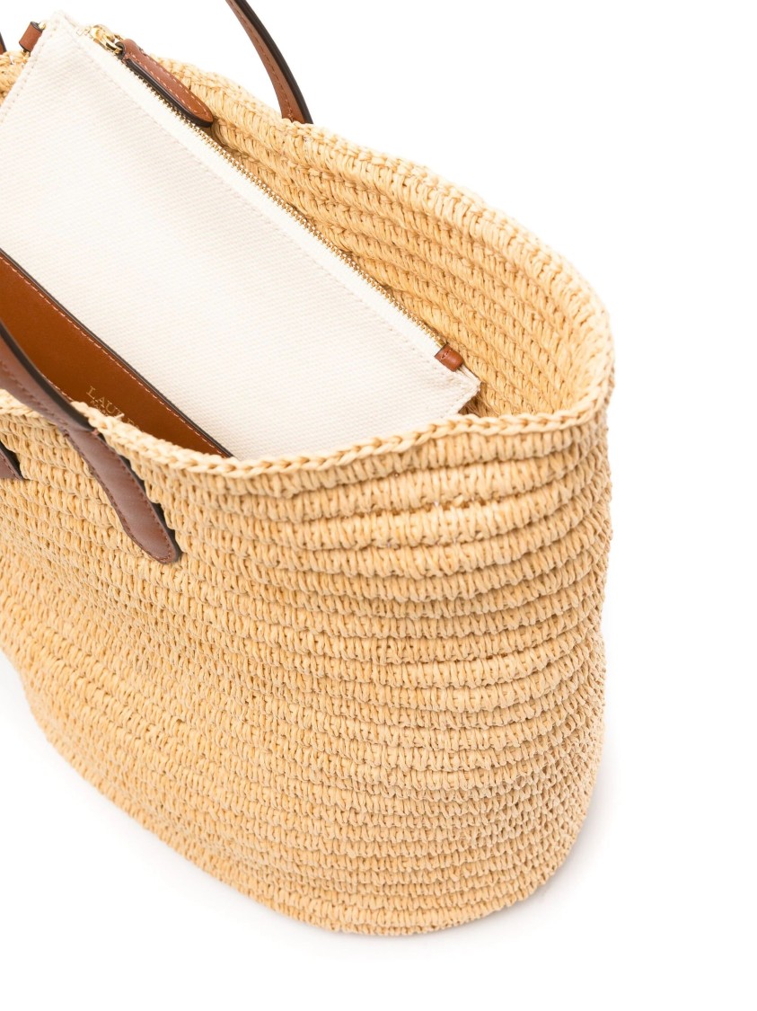 Ralph Lauren Lauren Brie 31 Tote Large In Brown