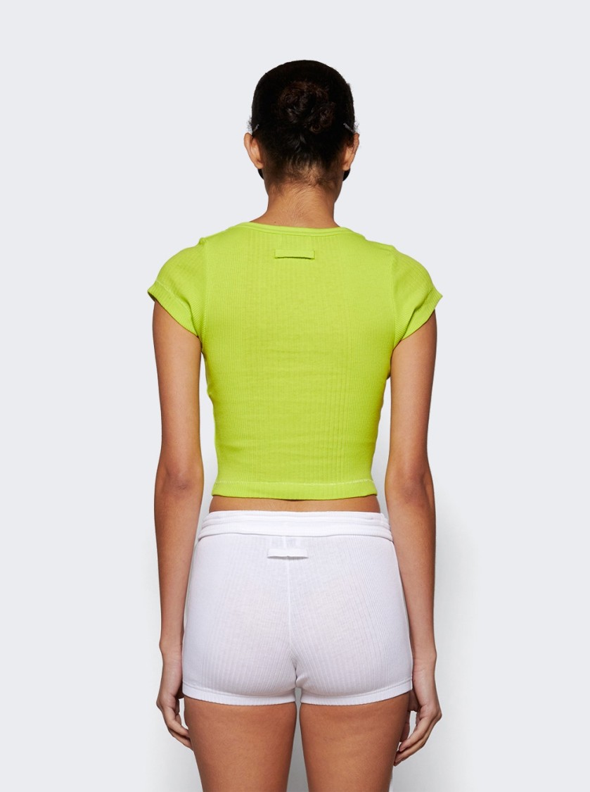 Jean Paul Gaultier The Gaultier Short Sleeves T-shirt In Green