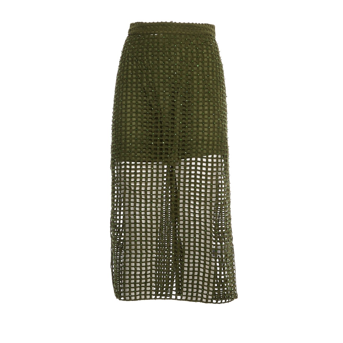 Essentiel Antwerp Handkerchief Sequin Mesh Skirt With Removable Shorts