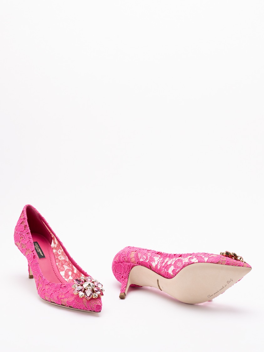 Dolce & Gabbana `rainbow` Pumps With Brooch Detailing