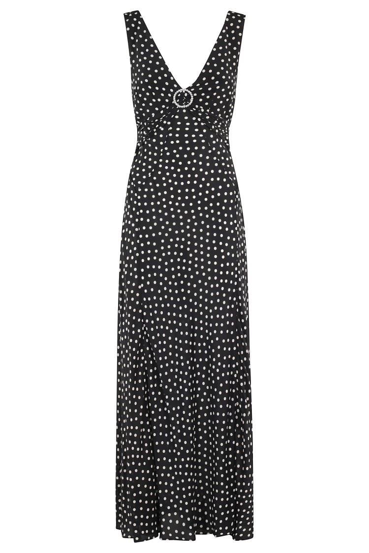 Shop Rixo London Rixo Federica Dress In Black