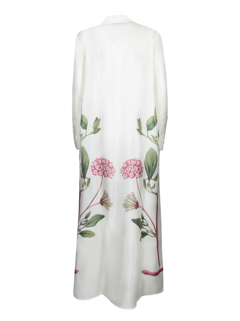 Shop Pierre-louis Mascia Refined White Maxi Dress