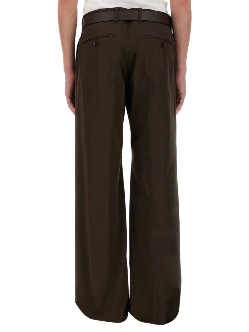 Dolce & Gabbana Men Tailored Pants In Brown