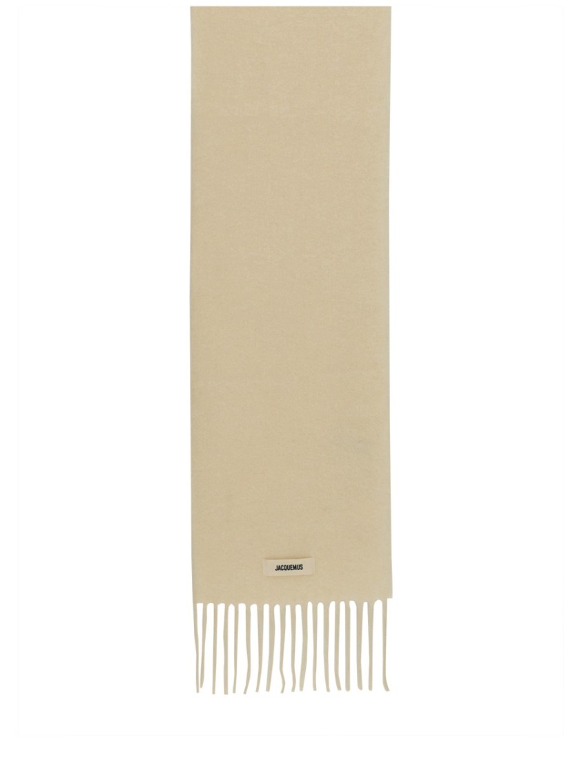 Jacquemus "wagon" The Scarf In Neutral