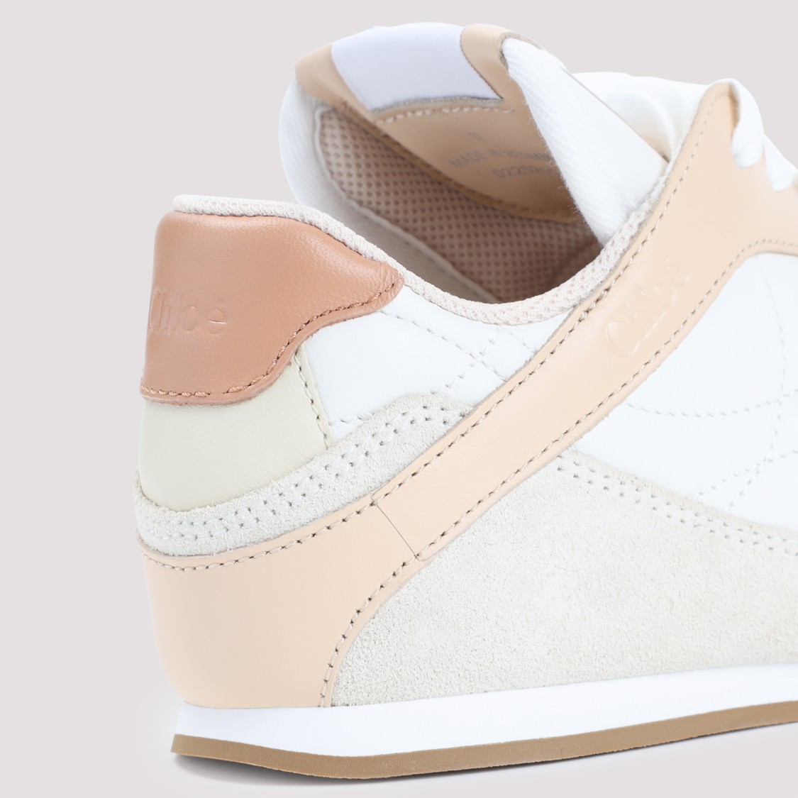 Shop Chloé Kick Sneakers In White