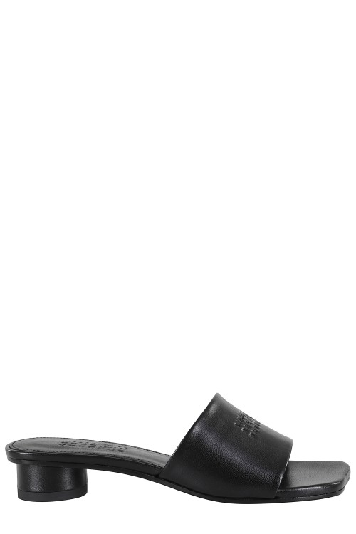 サンダル・ミュール Mm6 By Maison Margiela Numeric Engraved Sandal With Mm6 By Maison Margiela Numeric Sandal With Engraved Logo