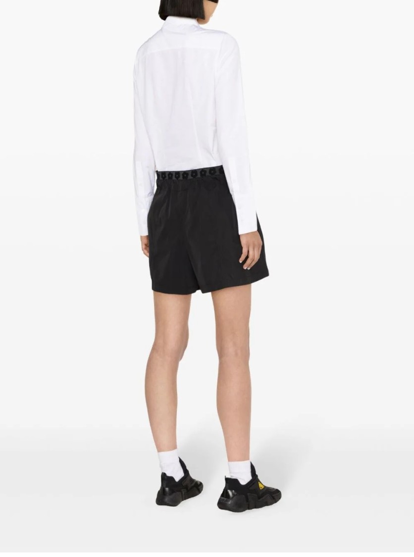 Kenzo Relaxed Fit Bermuda Shorts In Black