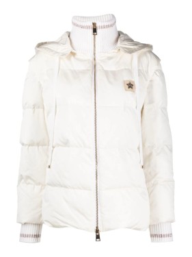 ブルゾン Lorena Antoniazzi Quilted Puffer Jacket With High Collar Lorena Antoniazzi Quilted Puffer Jacket With High Collar