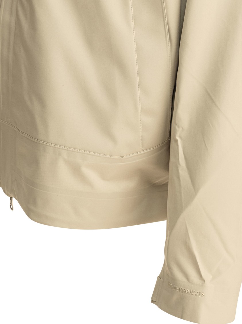 Norse Projects 3l Waterproof Stand Collar Jacket In Neutral