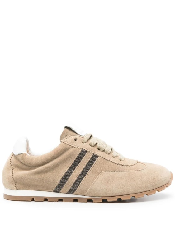 スニーカー Doucal's Light Beige Suede Sneakers Doucal's Light Beige Suede Sneakers | ShopSimon
