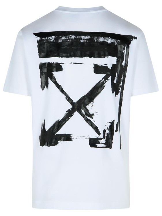 Off-White 'Ink Arrow' White Cotton T-Shirt | THE LIST