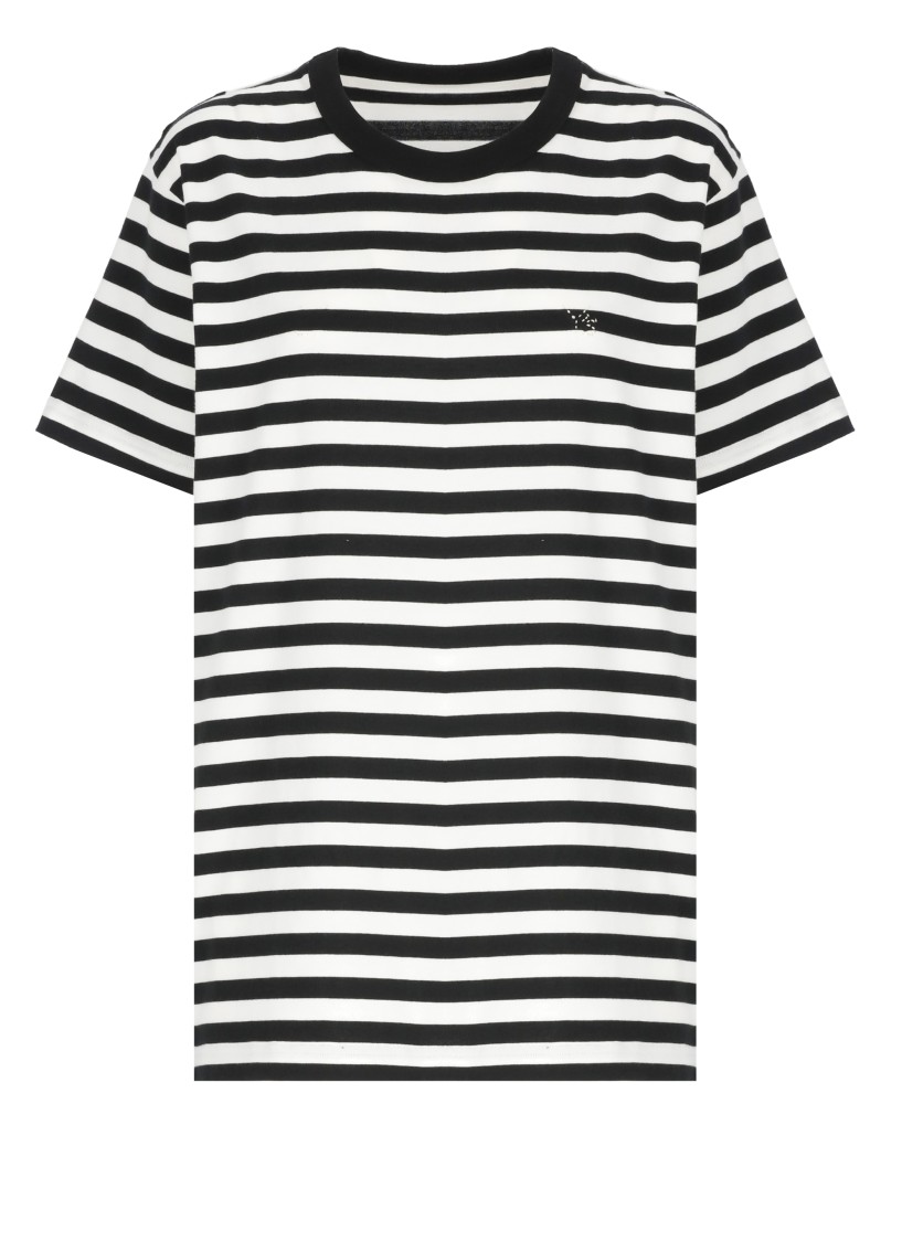 Y's Striped Sweater In Black