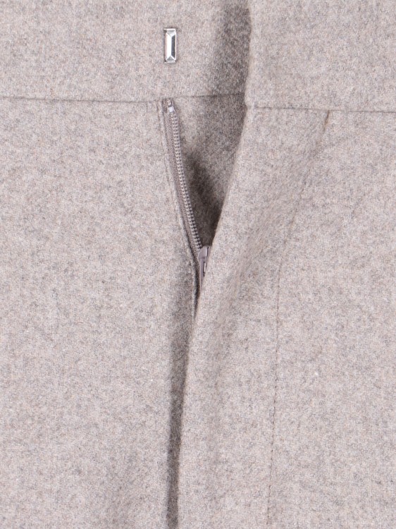 Filippa K K Wide Trousers In Grey Wool Blend | THE LIST