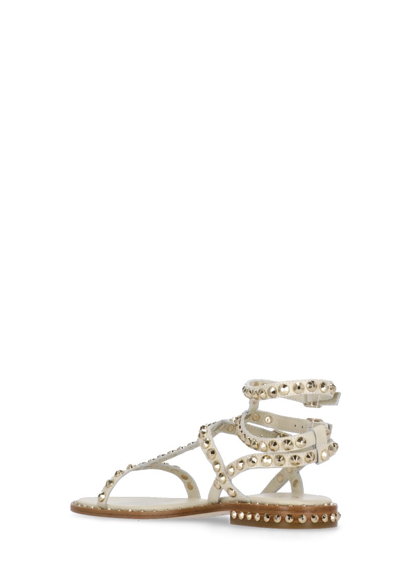Ash Ivory Play Sandals In Neutrals