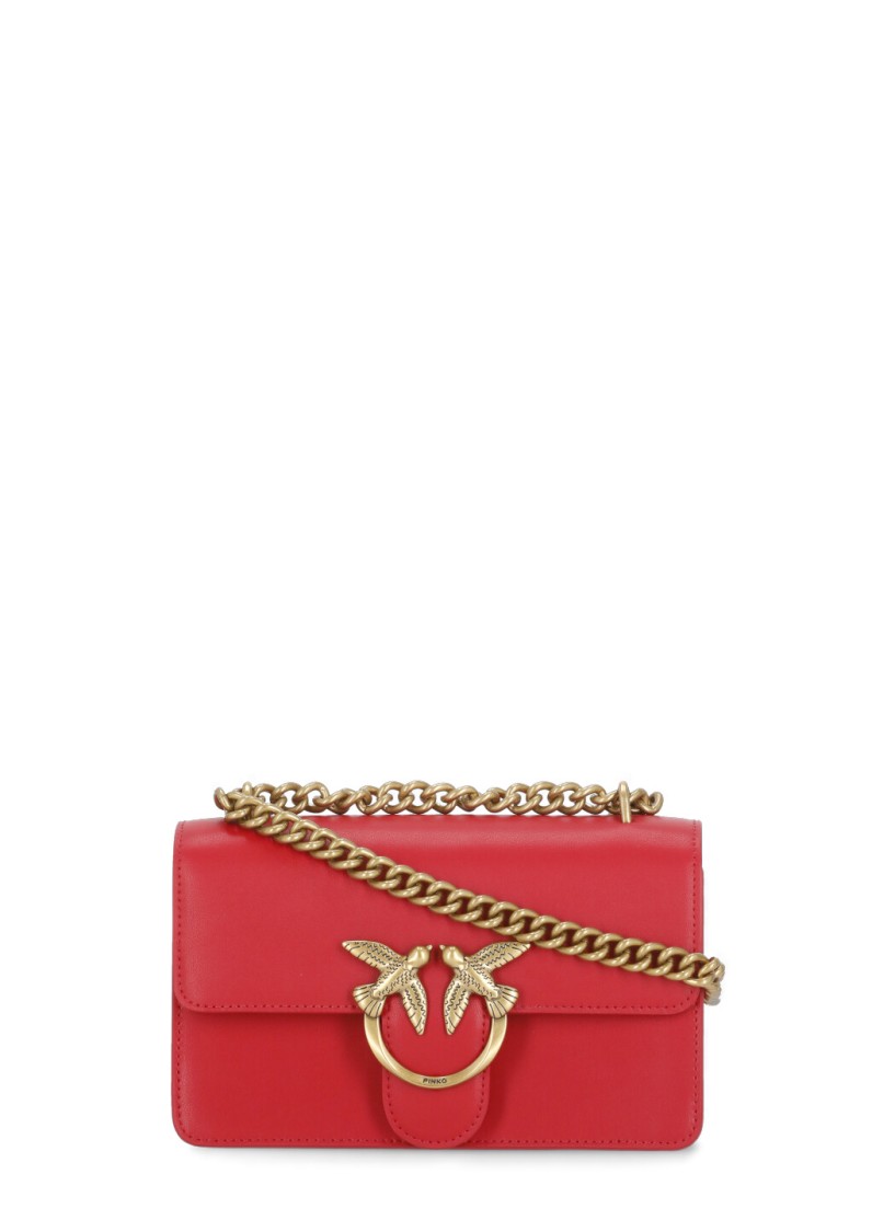 Pinko Red Mini Love One Simply Bag