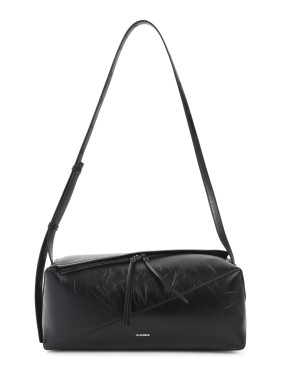 Jil Sander Small 'Goji Pillow' Black Leather Bag Shoulder Jil Sander Small 'Goji Pillow' Black Leather Bag Shoulder