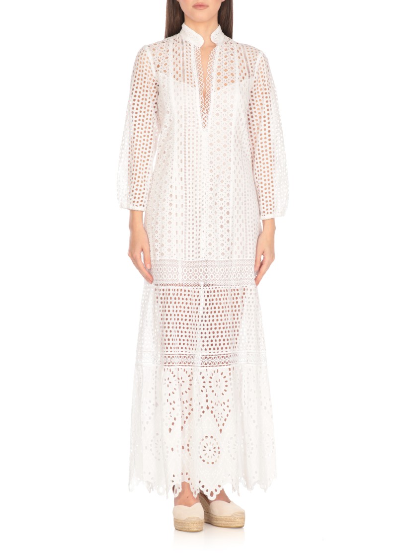 Temptation Tiered Lace Detail Maxi Dress