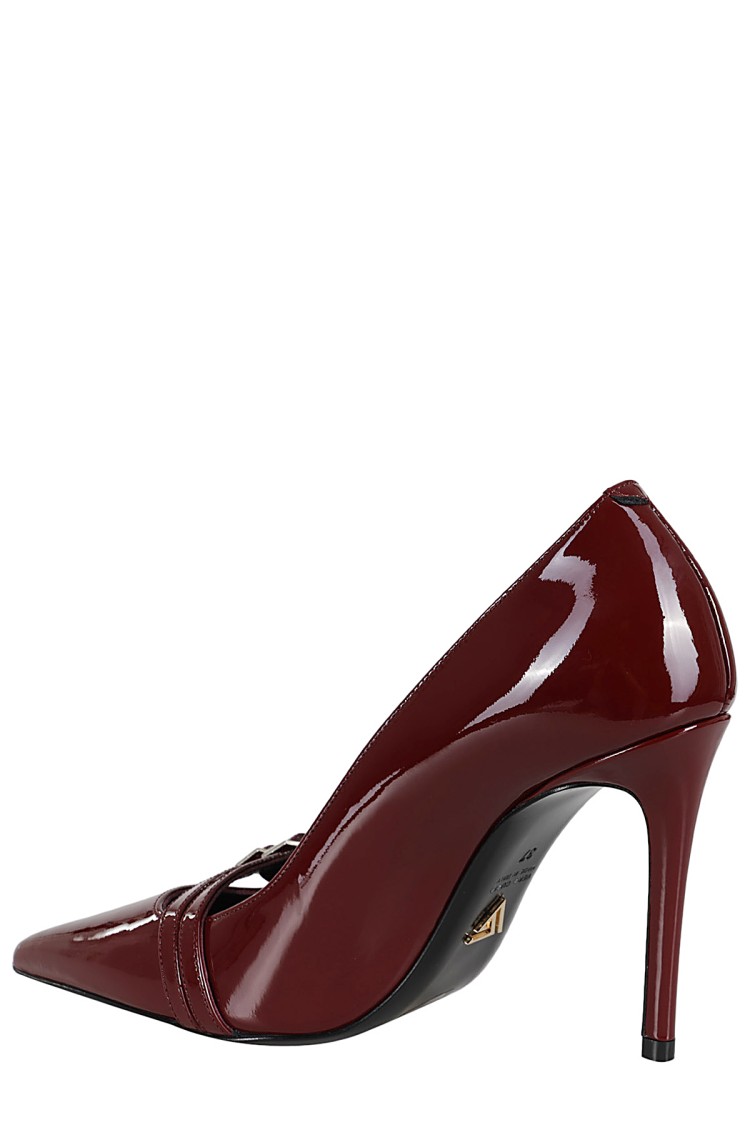Giampaolo Viozzi Vernice Pumps In Burgundy