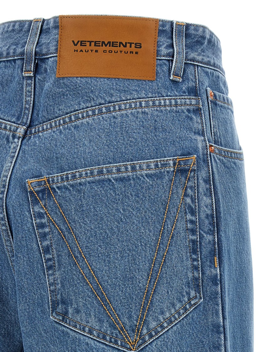 Vetements High-waisted Denim Jeans In Blue