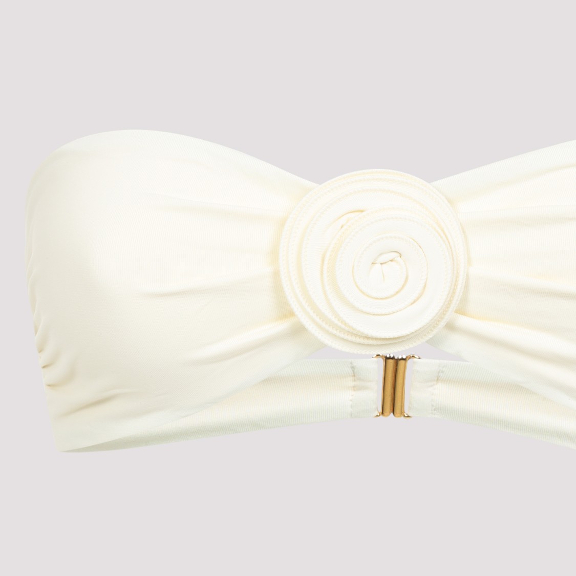 La Reveche Vesna Ivory Polyamide Bikini In Neutrals