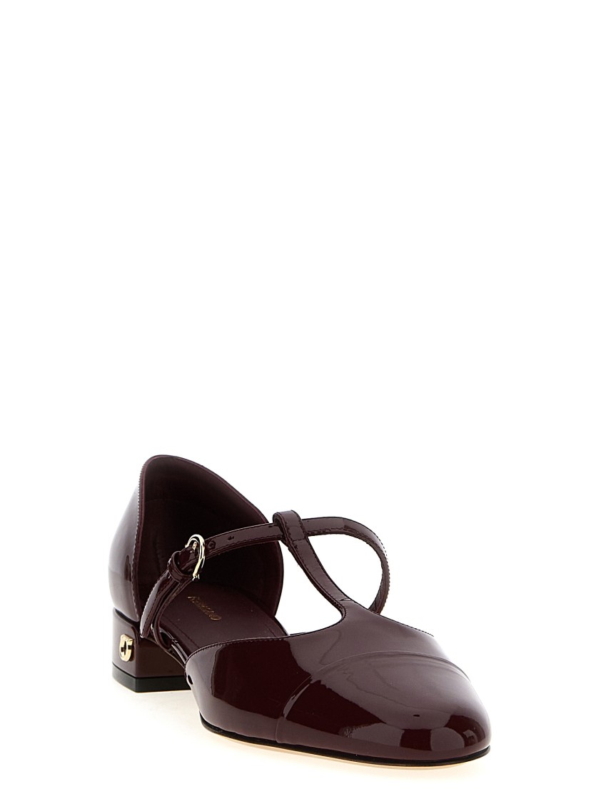 Ferragamo 'linette' Ballet Flats In Black