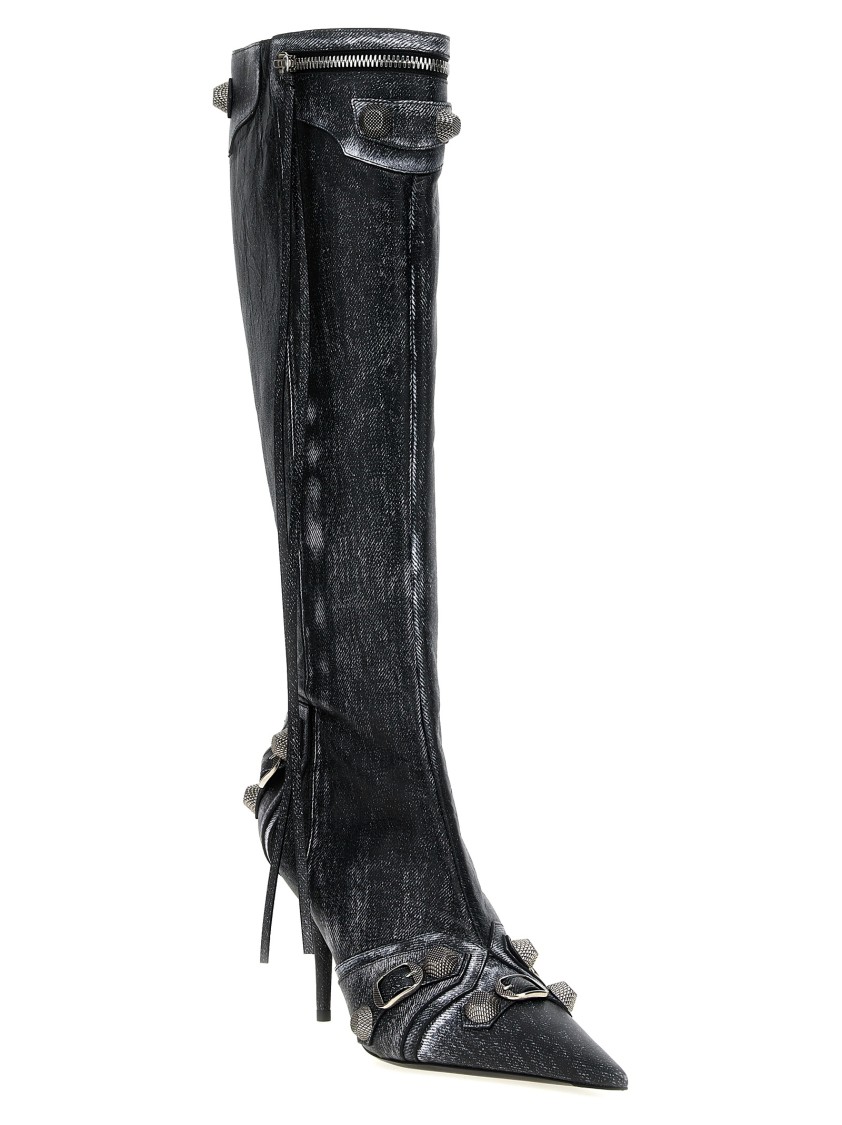 Balenciaga 'cagole' Boots In Black