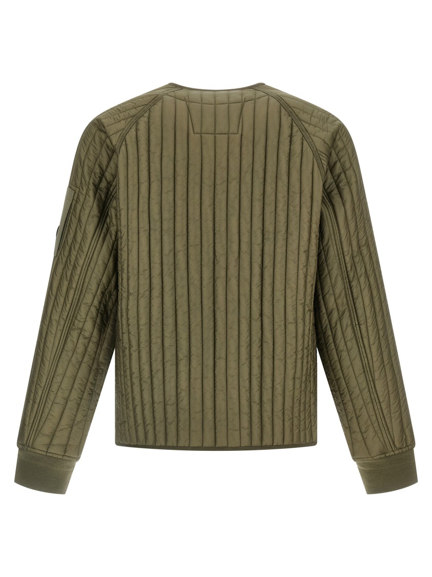 C.p. Company C. P. Company Ribbed Down Jacket In Gray