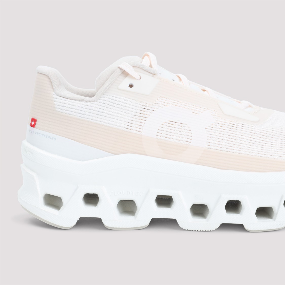 On Dew Ivory White Textile Cloudmster Void Sneakers In White