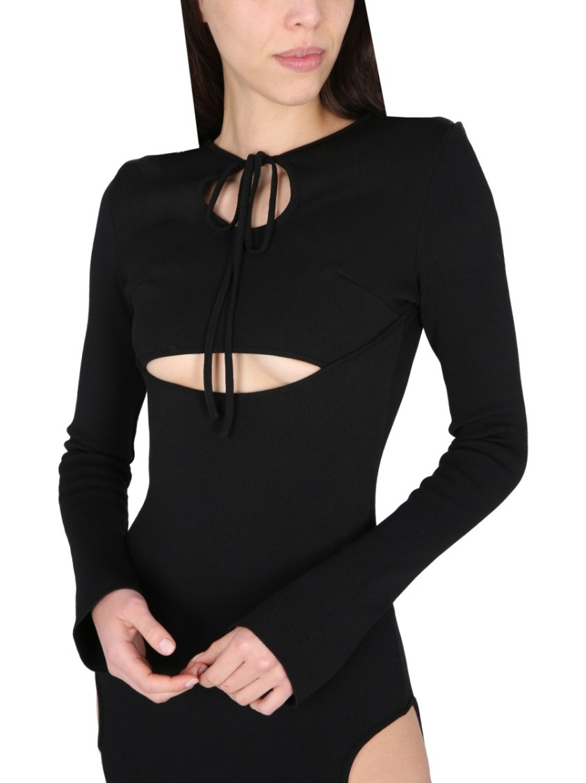 Andreädamo Midi Dress With Cut-out Details