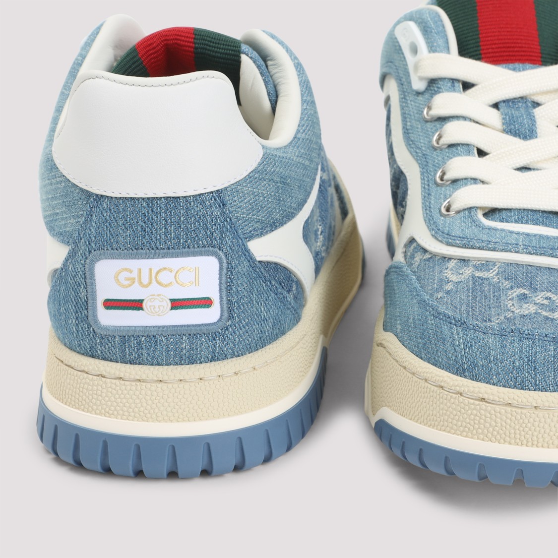 Gucci Re Web Sneakers In Blue
