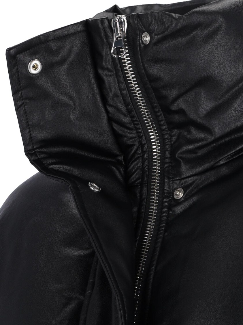 Mm6 Maison Margiela Pleather Puffer Jacket