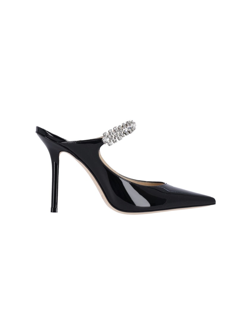 Jimmy Choo "bing 100" Mules – Black