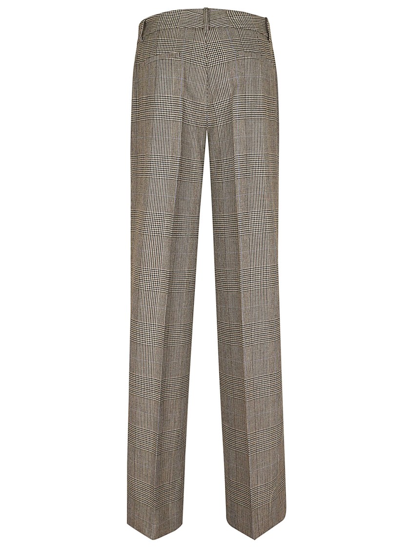 P.a.r.o.s.h . Relaxed-fit Pants With Classic Check Pattern In Brown