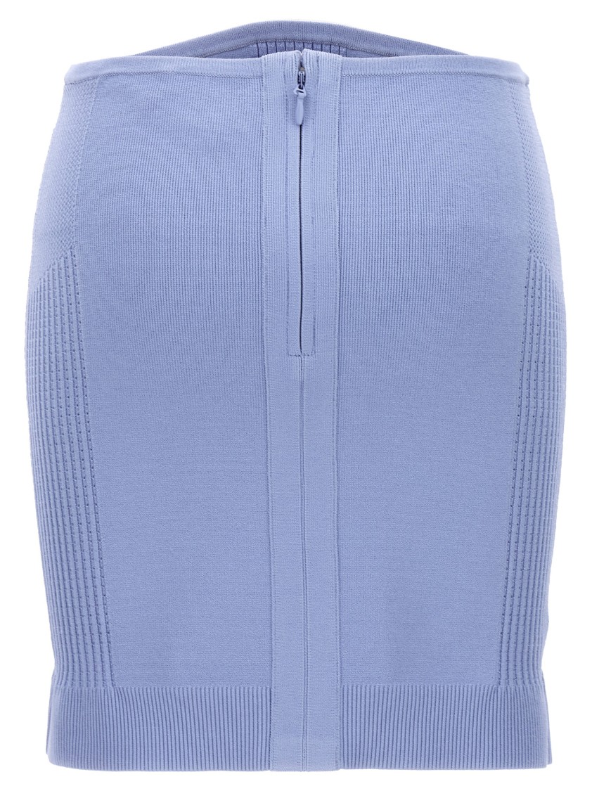 Herve Leger Hervé Léger 'mix' Skirt In Blue