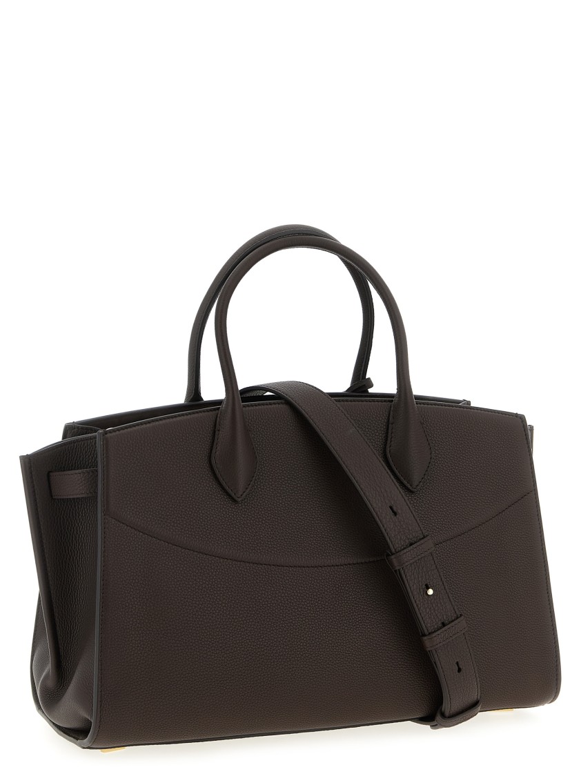 Ferragamo 'new Studio Soft (l)' Handbag In Black